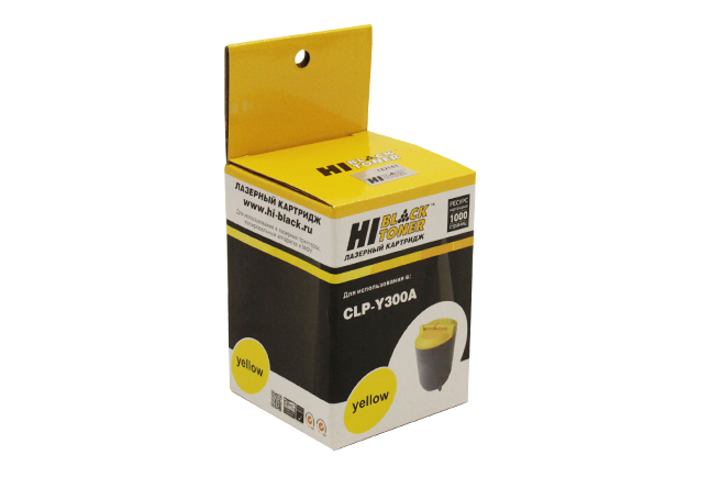 Тонер-картридж Hi-Black (HB-CLP-Y300A) для Samsung CLP-300/ 300N/ CLX-2160N/ 3160N, жёлтый (1000 стр.)