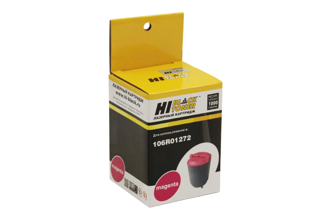 Тонер-картридж Hi-Black (HB-106R01272) для Xerox Phaser 6110, пурпурный (1000 стр.)