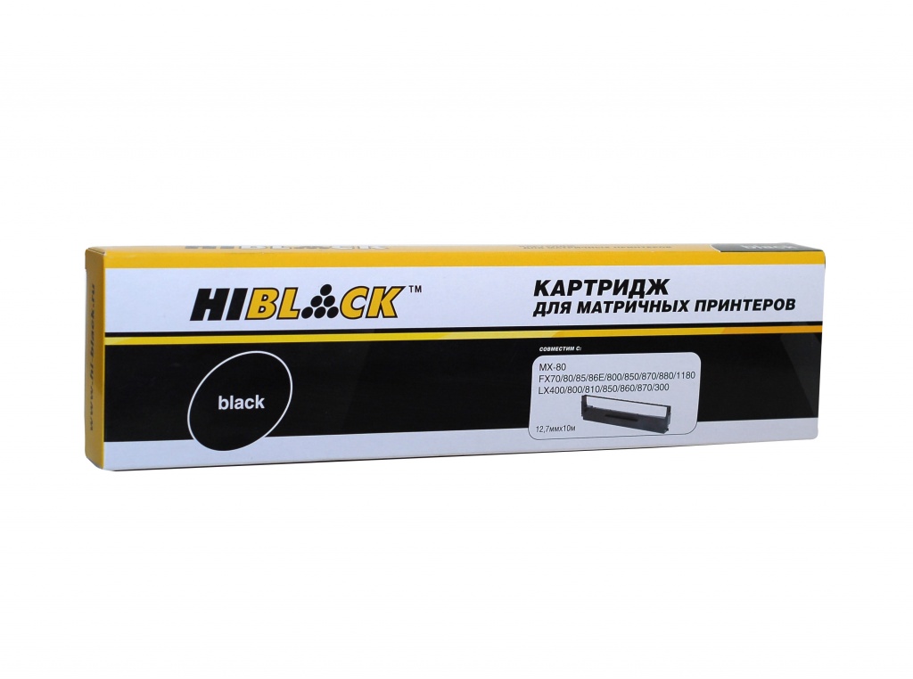 Картридж матричный Hi-Black (HB-S015019) для Epson FX-800, FX-80, чёрный (2,5 млн. знаков)