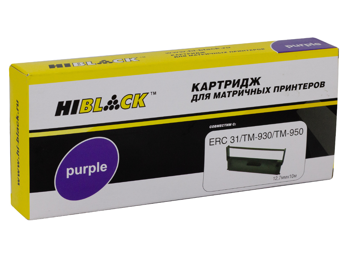 Картридж матричный Hi-Black (HB-ERC31) для Epson TM-930/ TM-U950, фиолетовый (4,5 млн. знаков)
