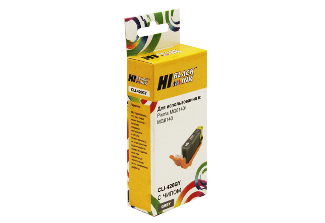 Картридж Hi-Black (HB-CLI-426GY) для Canon PIXMA MG5140/ MG6140/ MG8140, серый