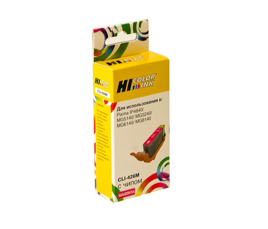 Картридж Hi-Black (HB-CLI-426M) для Canon PIXMA MG5140/ MG5240/ MG6140/ MG8140, пурпурный