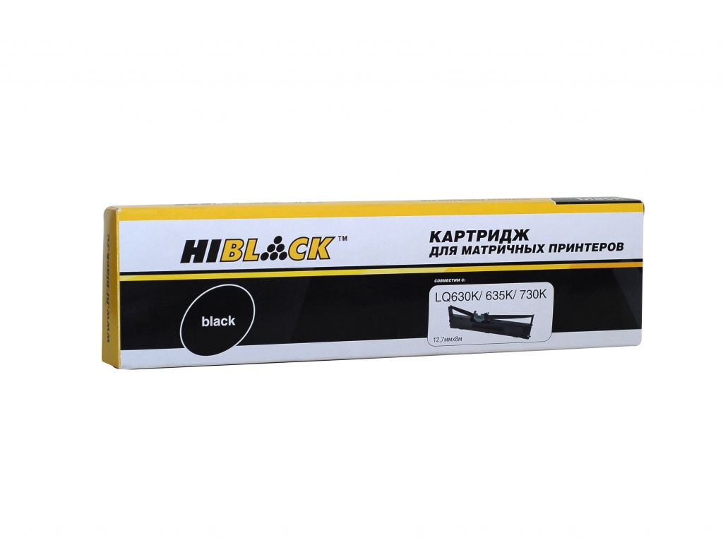 Картридж матричный Hi-Black (HB-S015307) для Epson LQ-630, чёрный (2,4 млн. знаков)