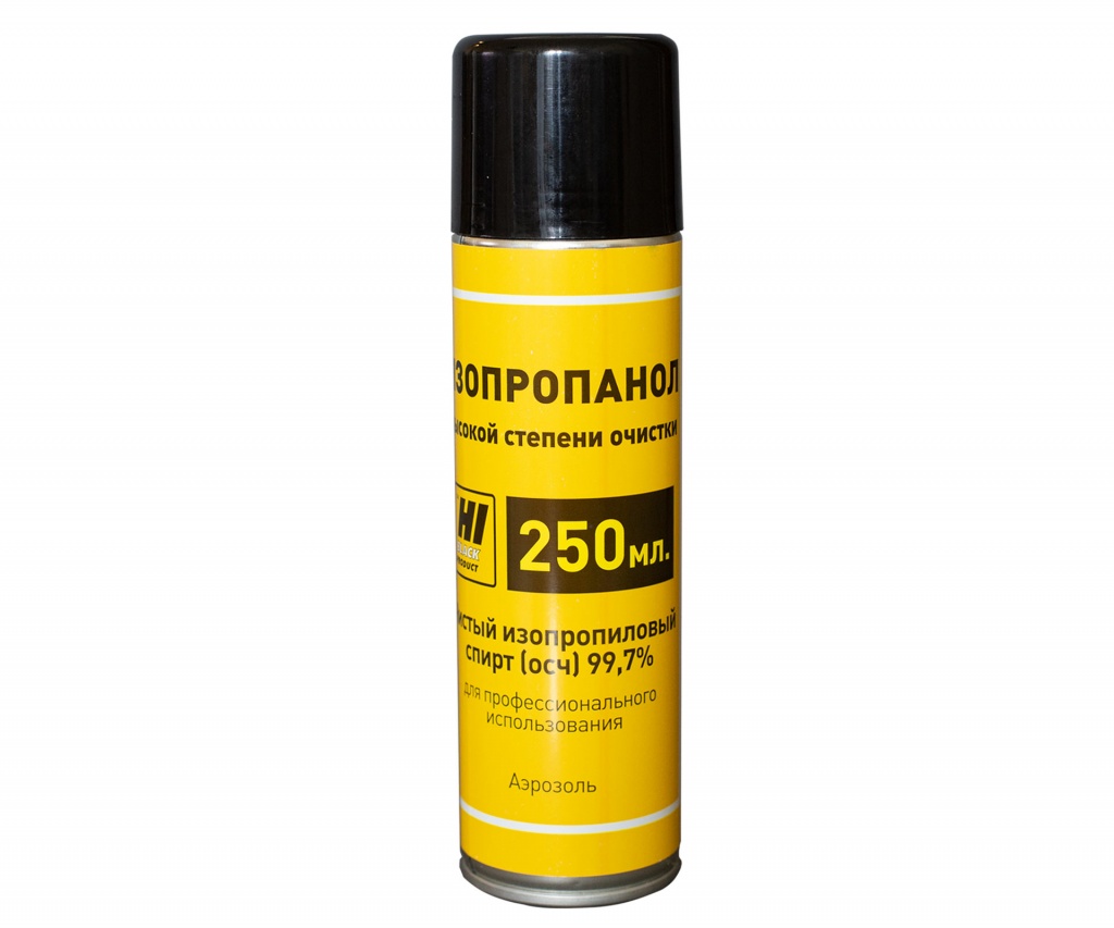 Изопропанол Hi-Black (HB-Isoclene-250), аэрозоль, 250 мл.