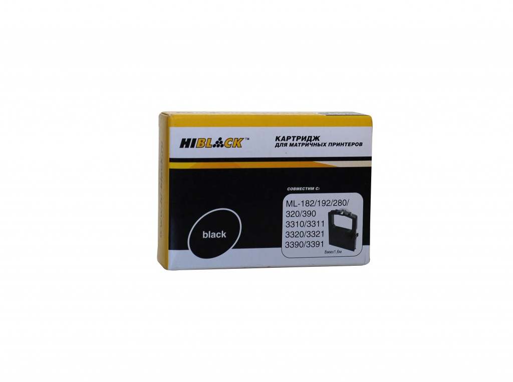 Картридж матричный Hi-Black (HB-01108002) для Oki ML-182/ ML-193/ ML-280/ ML-320, чёрный (2,4 млн. знаков)